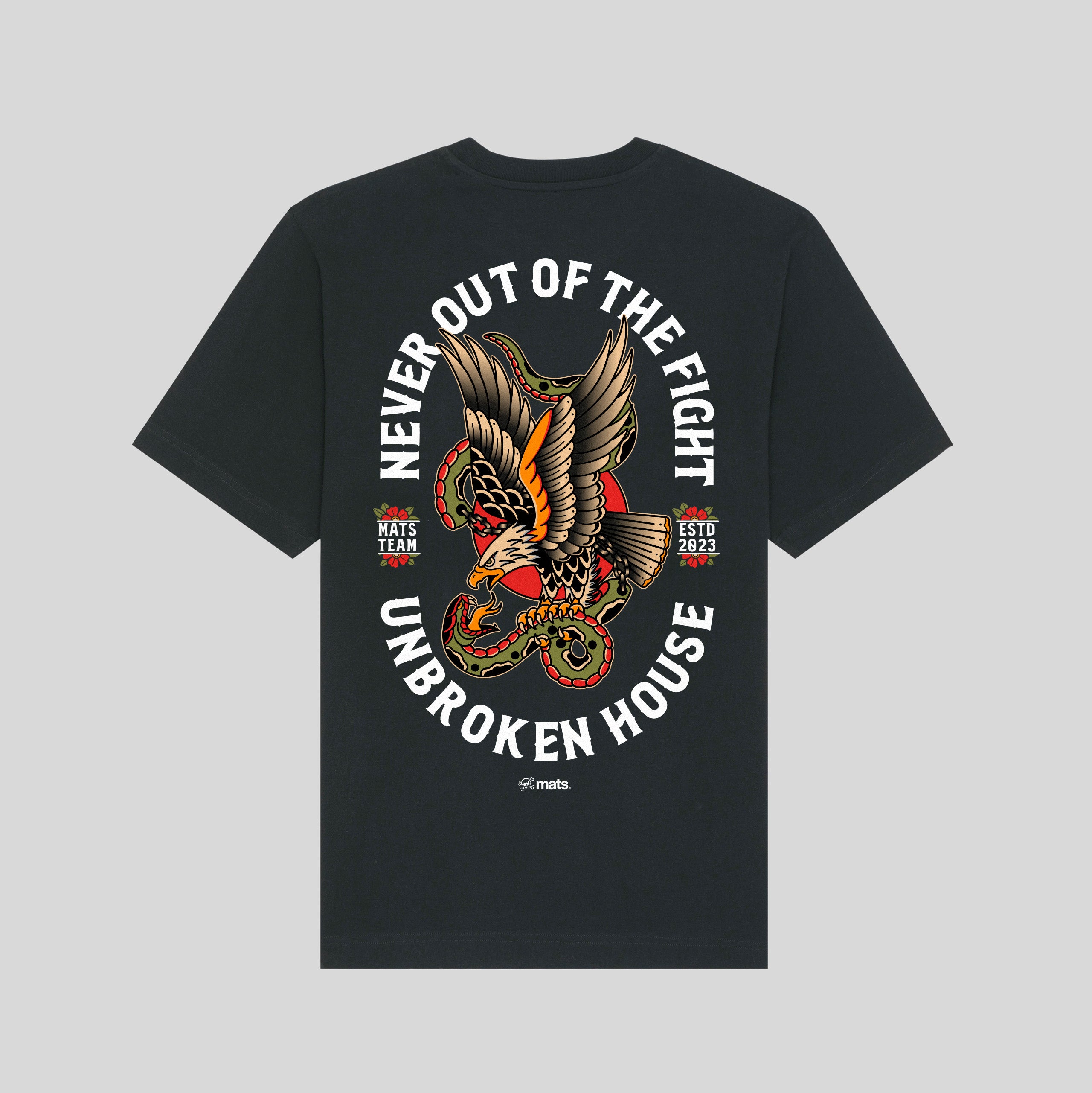 UNBROKEN HOUSE - NEVER OUT OF THE FIGHT - OVERSIZE