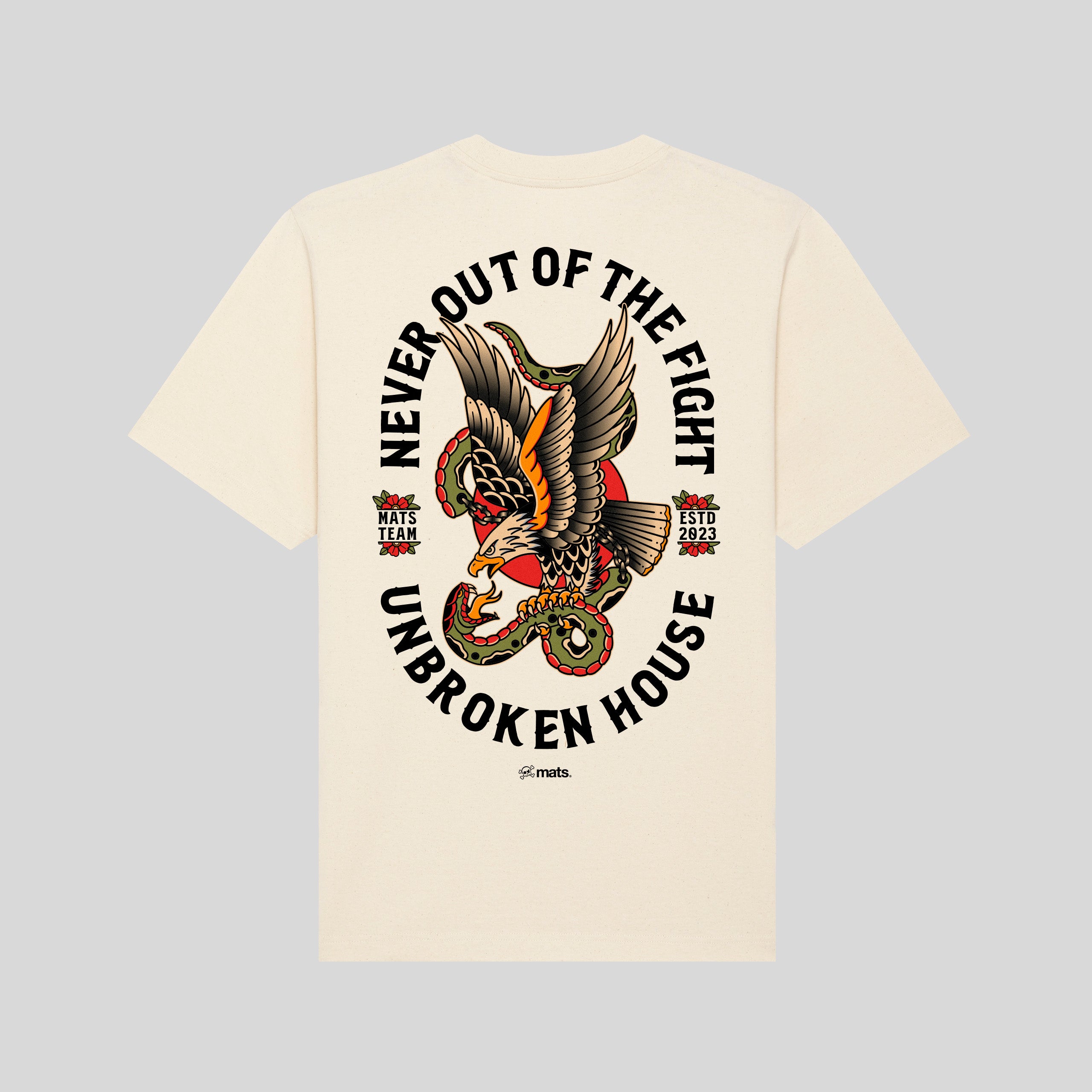 UNBROKEN HOUSE - NEVER OUT OF THE FIGHT - OVERSIZE