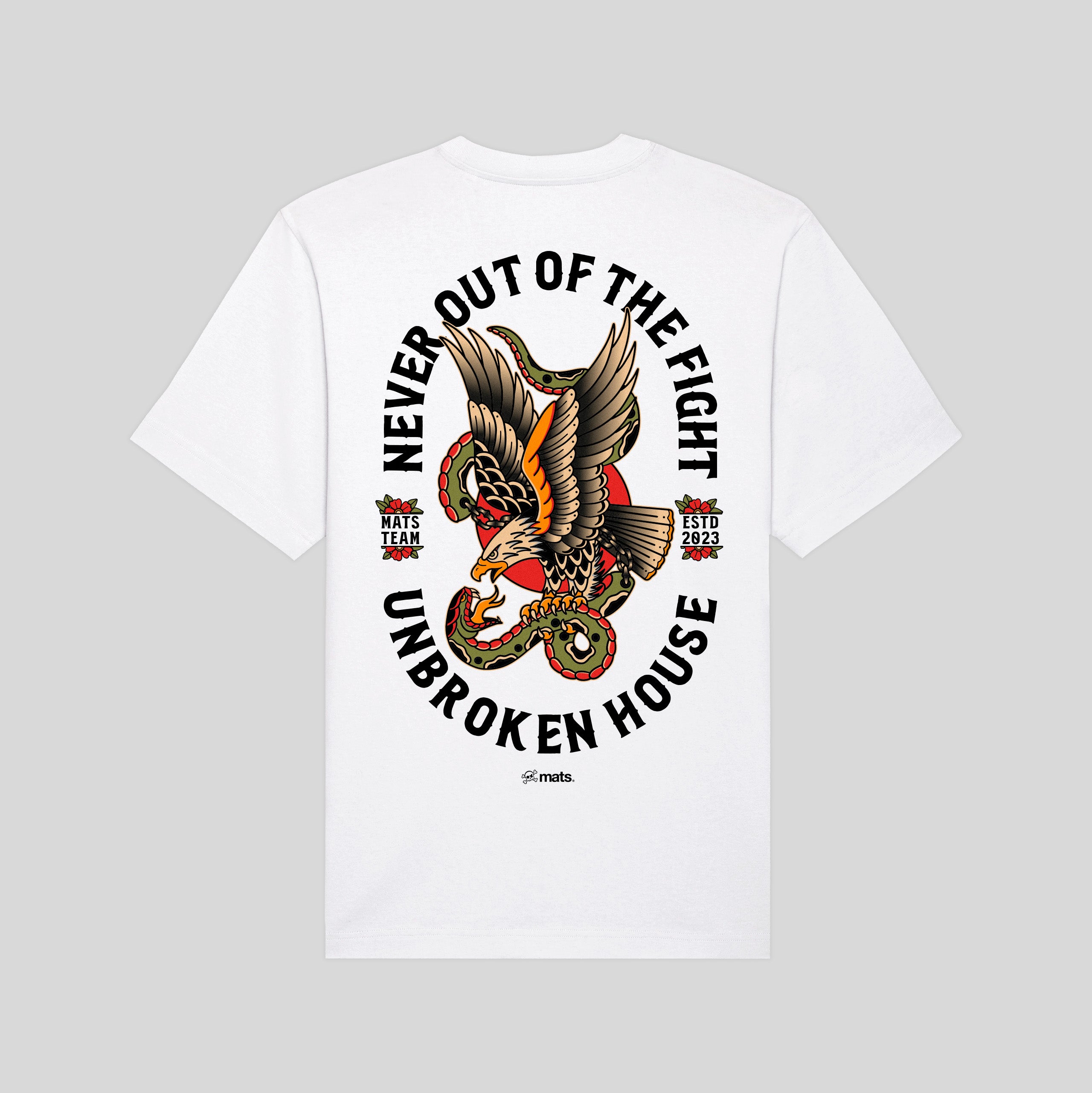 UNBROKEN HOUSE - NEVER OUT OF THE FIGHT - OVERSIZE