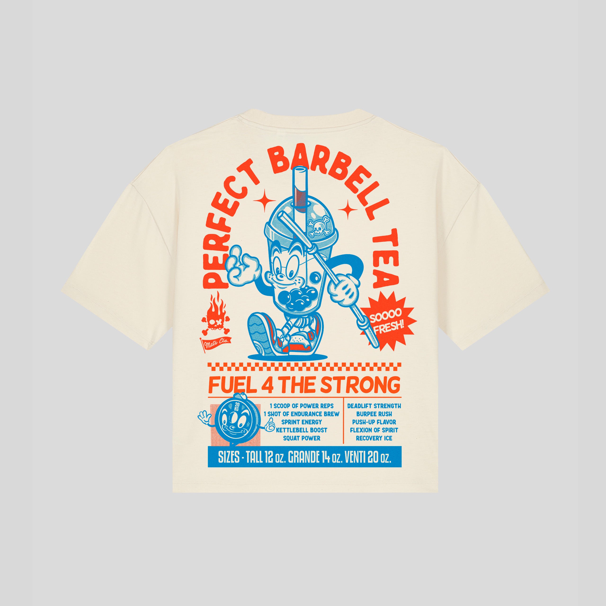 PERFECT BARBELL TEA - BOXY FIT