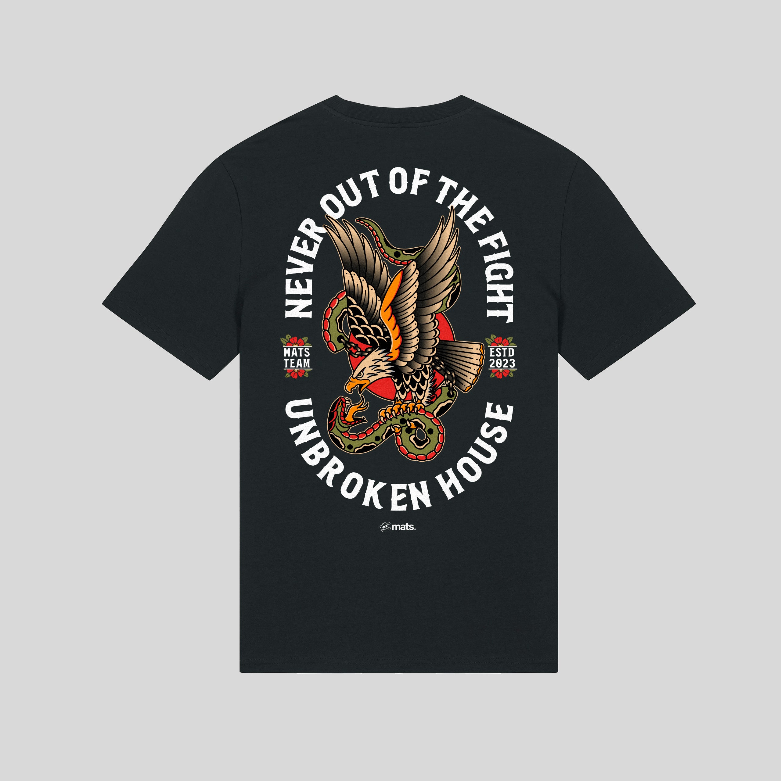 UNBROKEN HOUSE - NEVER  OUT OF THE FIGHT -  REGULAR FIT