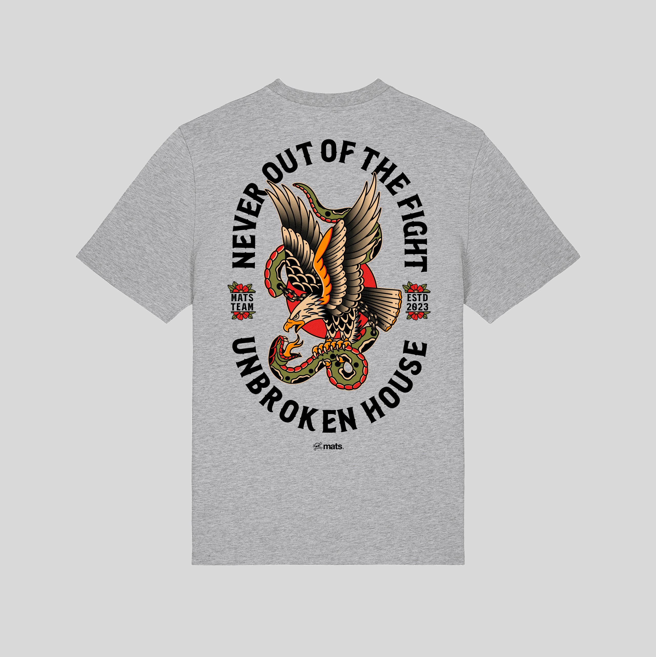 UNBROKEN HOUSE - NEVER  OUT OF THE FIGHT -  REGULAR FIT