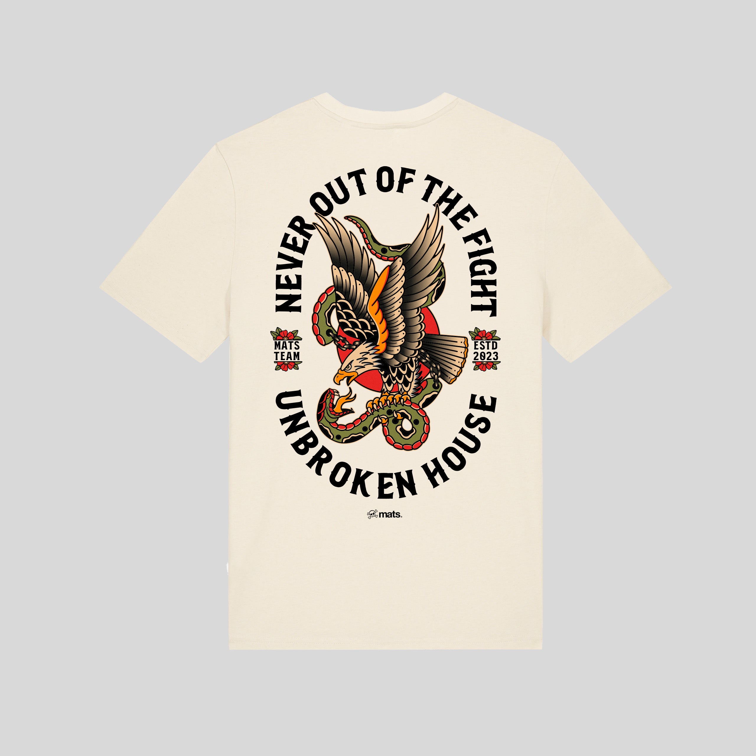 UNBROKEN HOUSE - NEVER  OUT OF THE FIGHT -  REGULAR FIT