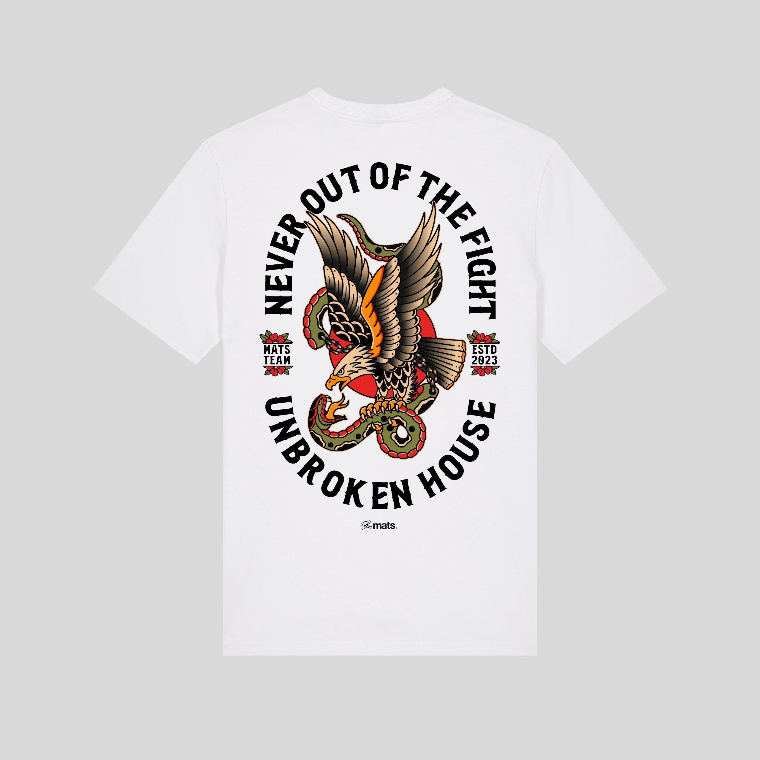 UNBROKEN HOUSE - NEVER  OUT OF THE FIGHT -  REGULAR FIT