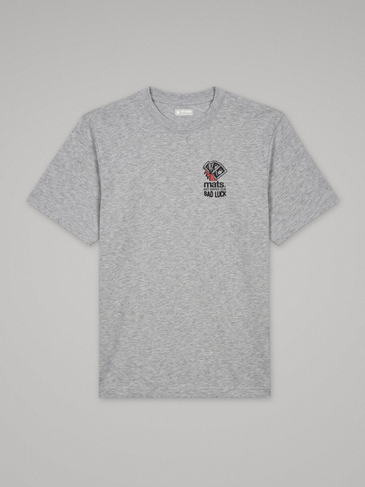 Anti Burpees Club - Bad Luck - Oversize · Gris · plano · frente