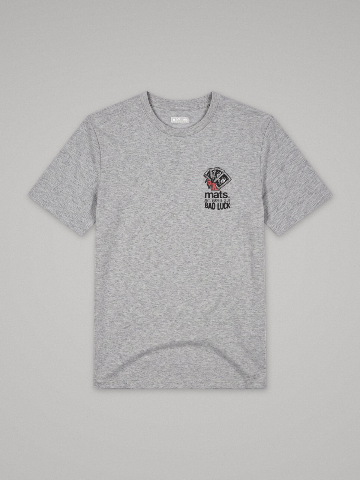 Anti Burpees Club - Bad Luck - Regular Fit · Gris · plano · frente