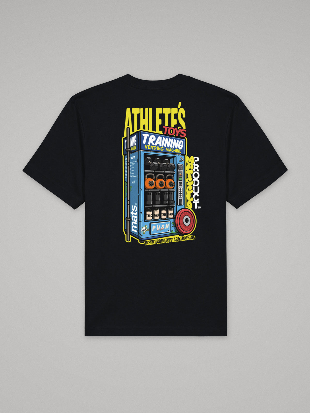 Athlete's Toys - Oversize · Negro · plano · espalda