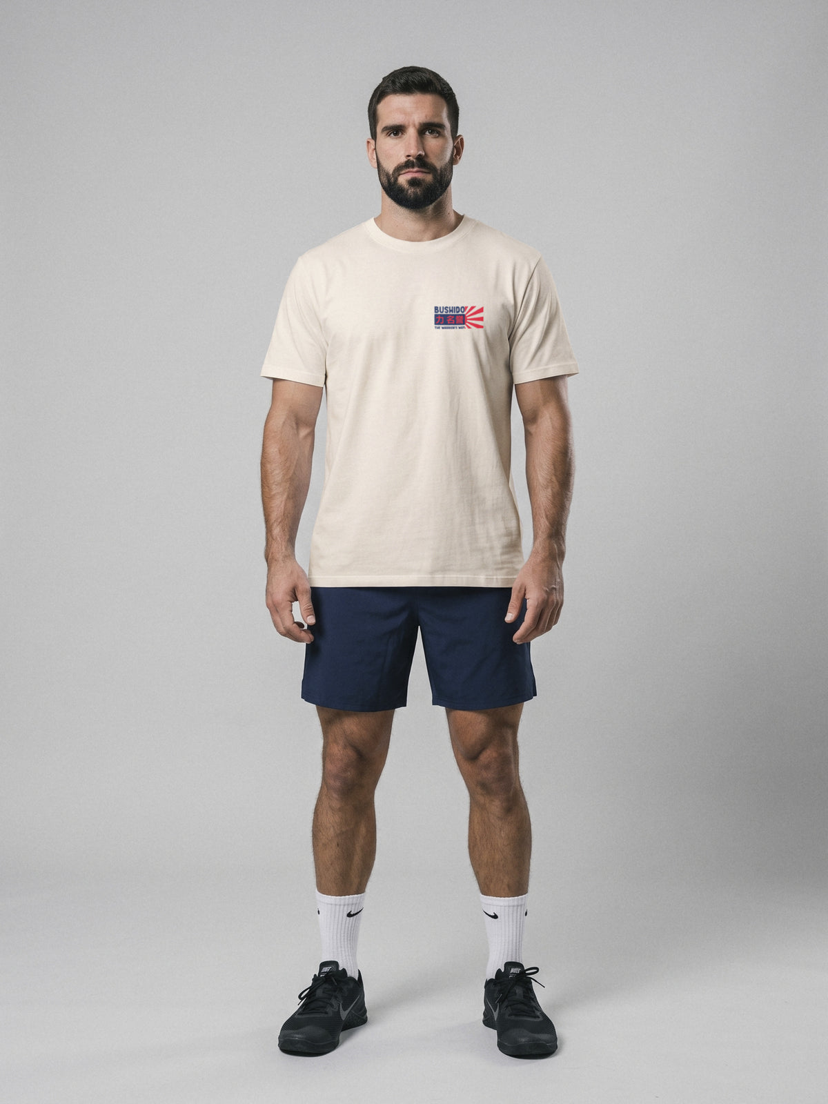 Bushido - The Warrior´s Way - Regular Fit · Natural · modelo chico · frente