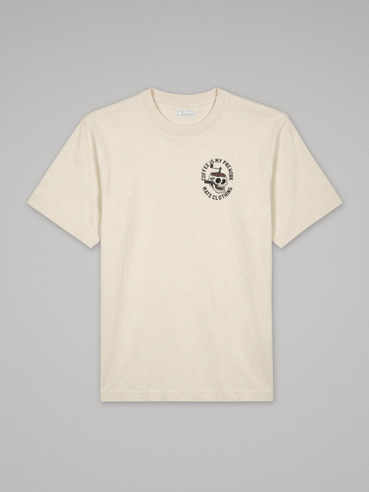 Coffee Is My Prework - Oversize · Natural · plano · frente