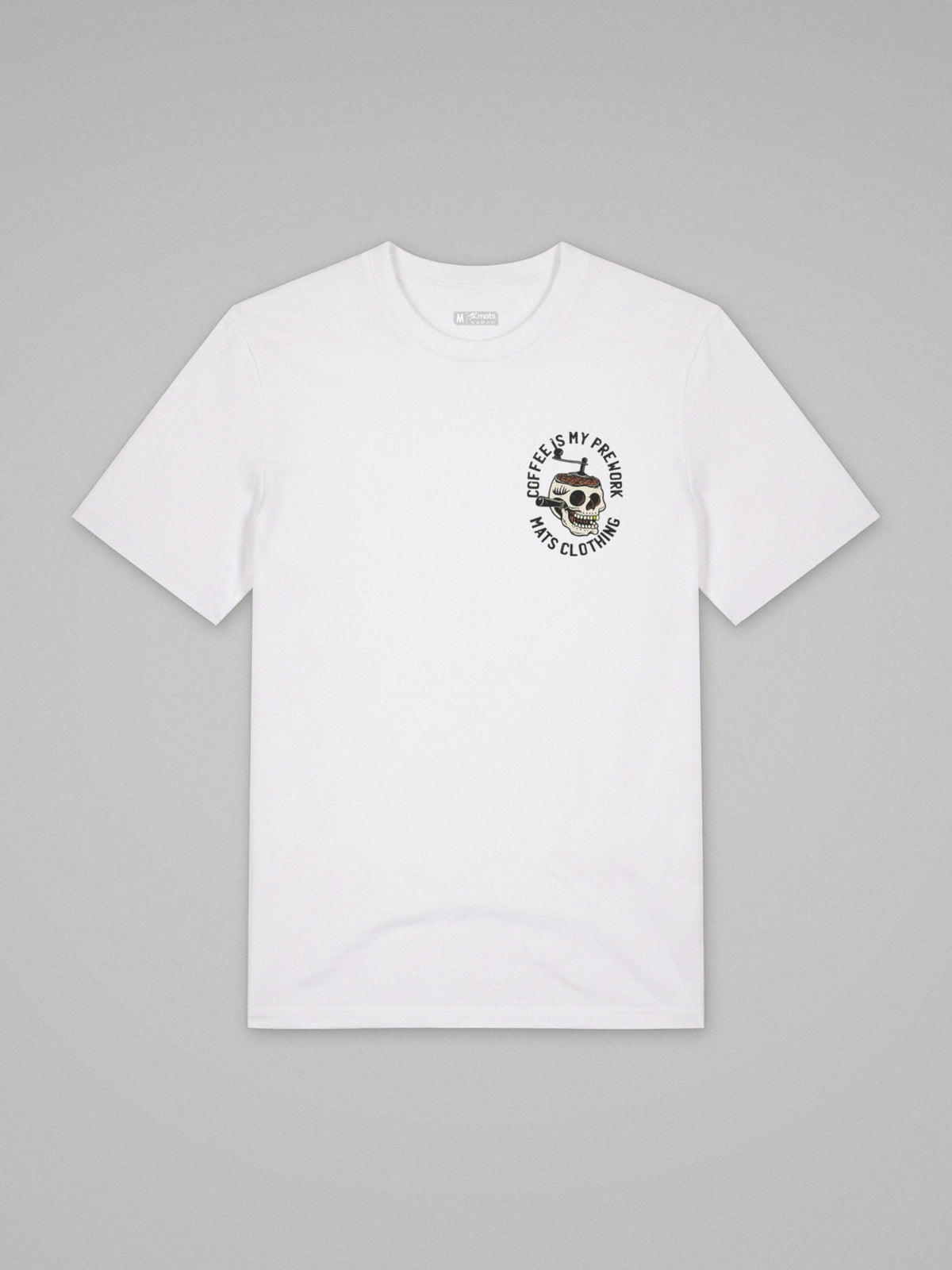 Coffee Is My Prework - Regular Fit · Blanco · plano · frente