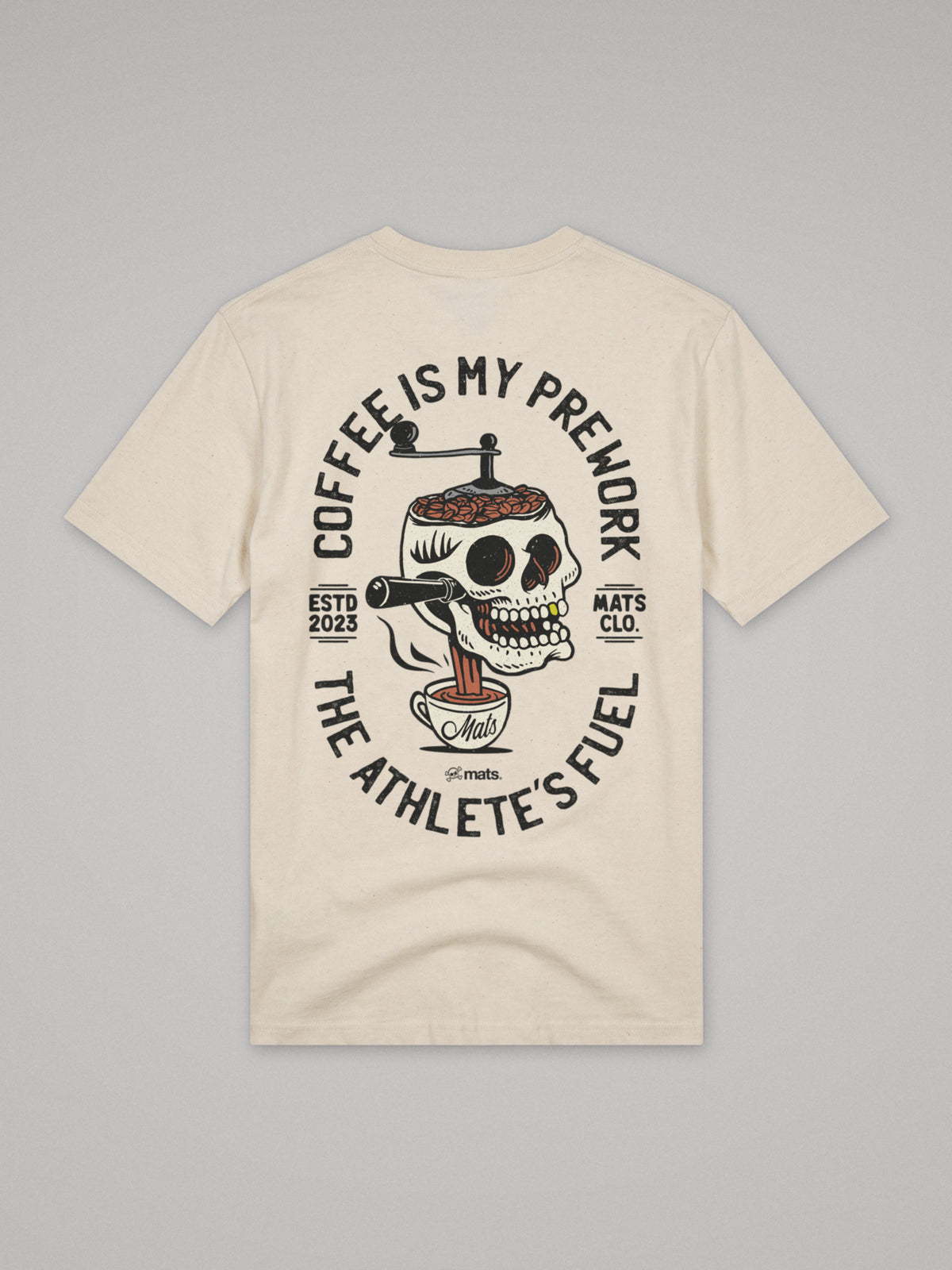 Coffee Is My Prework - Regular Fit · Natural · plano · espalda