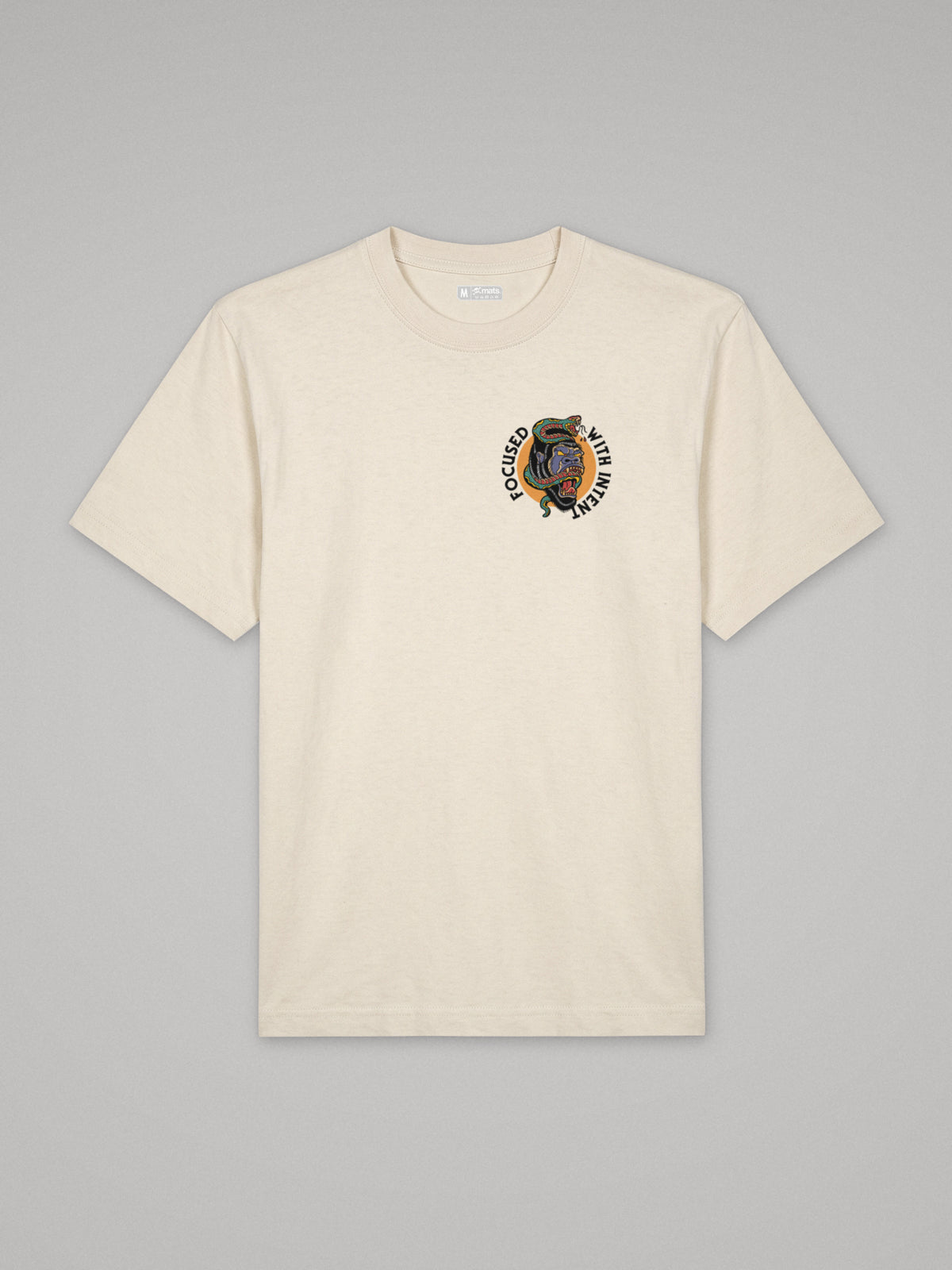 Focused With Intent - Oversize · Natural · plano · frente