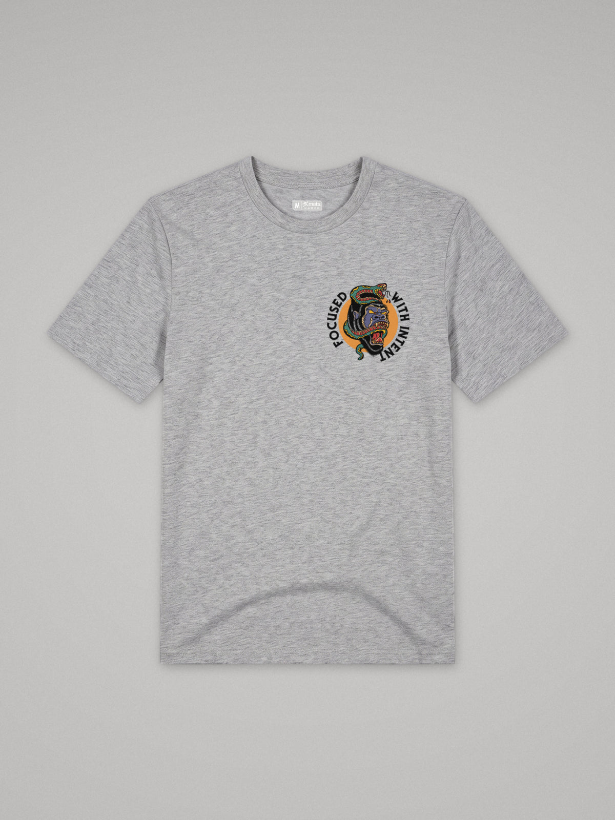 Focused With Intent - Regular Fit · Gris · plano · frente