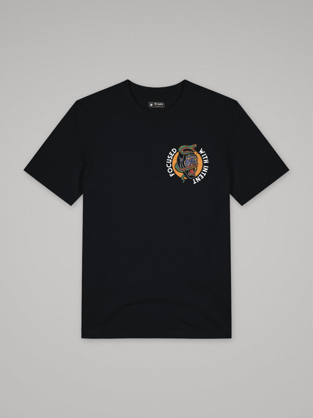Focused With Intent - Regular Fit · Negro · plano · frente