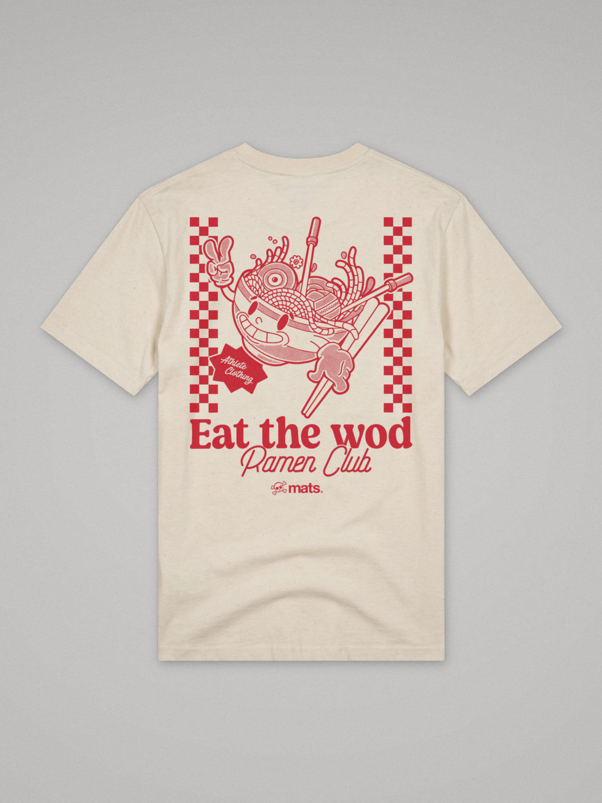 Iron Ramen Club - Regular Fit · Natural · plano · espalda