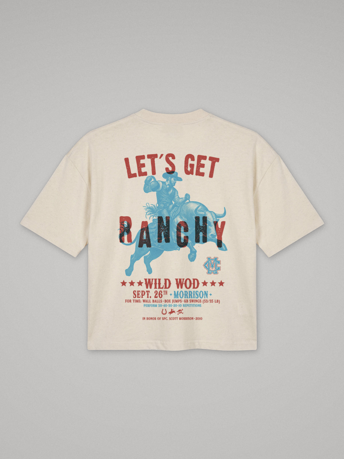 Let´s Get Ranchy - Boxy Fit · Natural · plano · espalda