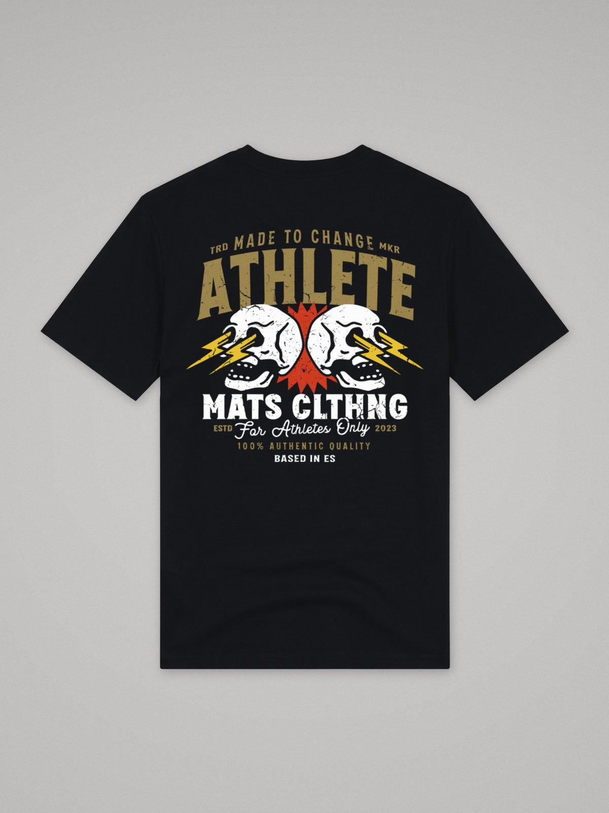 Mats Athlete - Made To Change - Regular Fit · Negro · plano · espalda