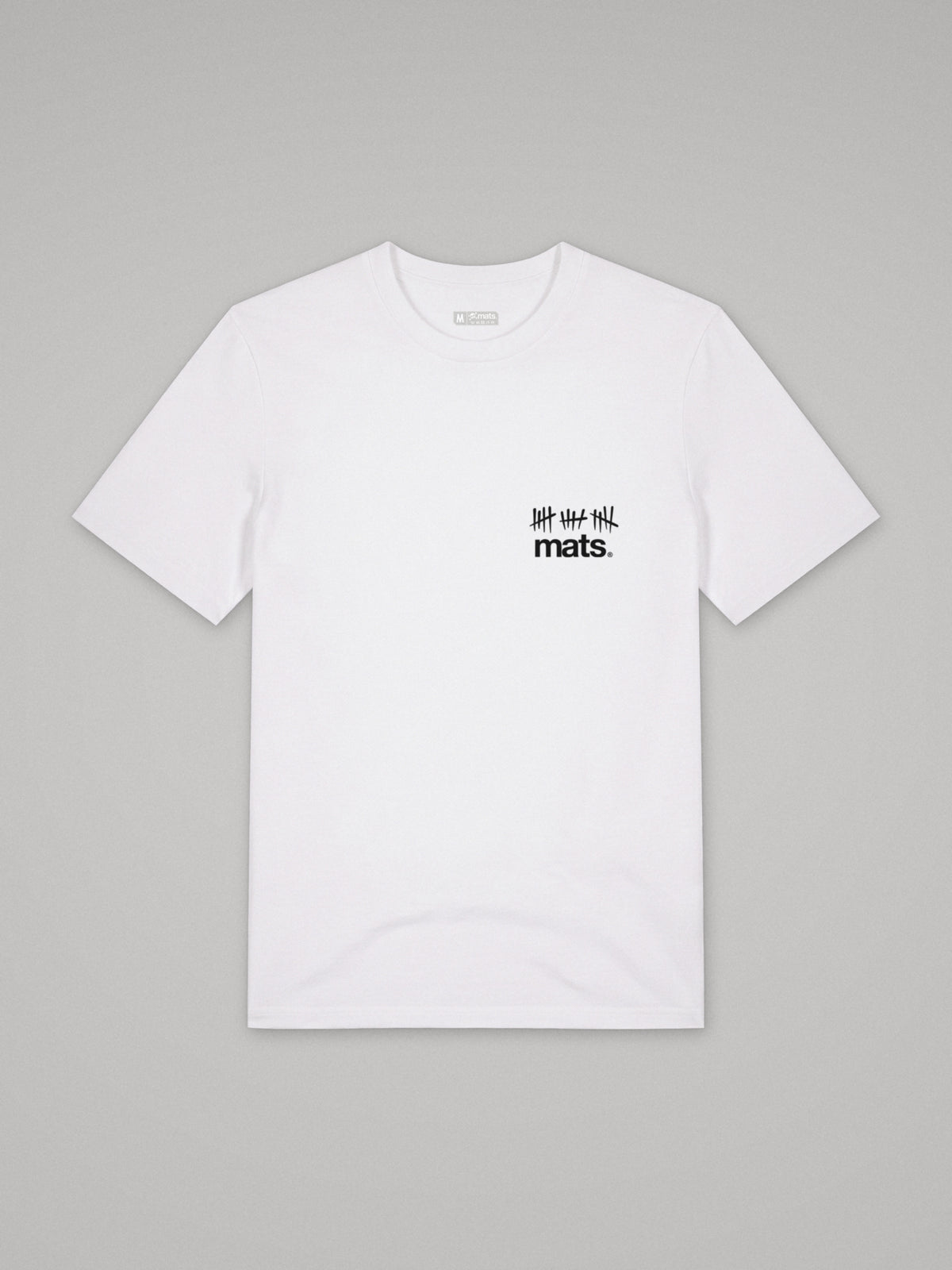 Mats - Authentic - Regular Fit · Blanco · plano · frente
