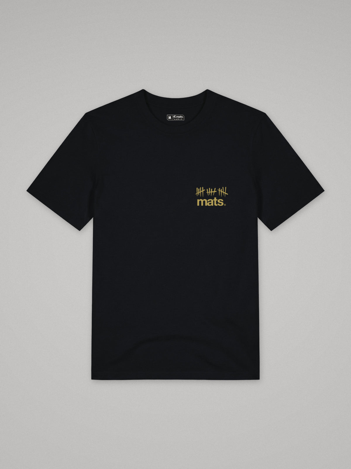 Mats - Authentic - Regular Fit · Negro · plano · frente