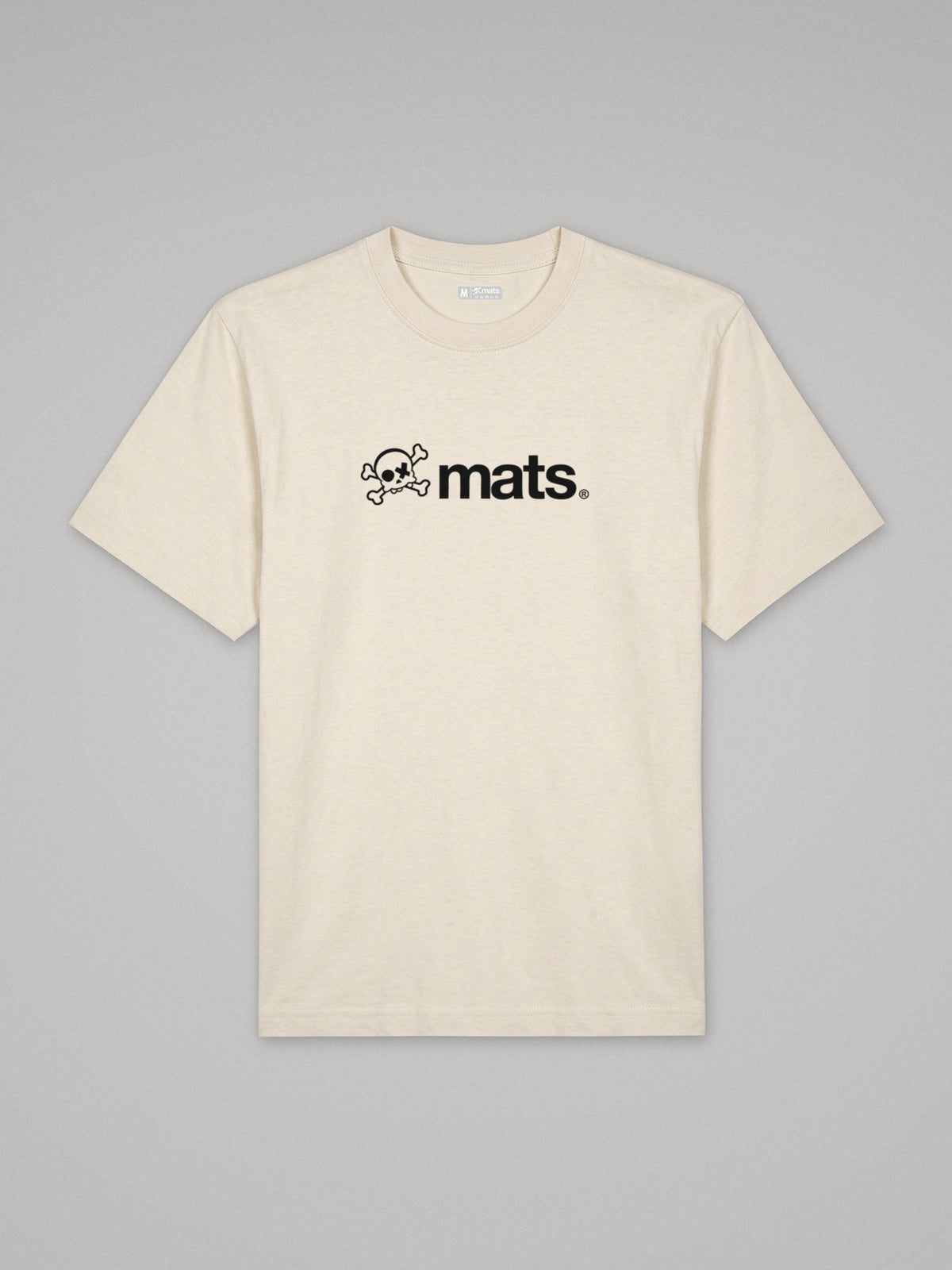 Mats Logo - Oversize · Natural · plano · frente