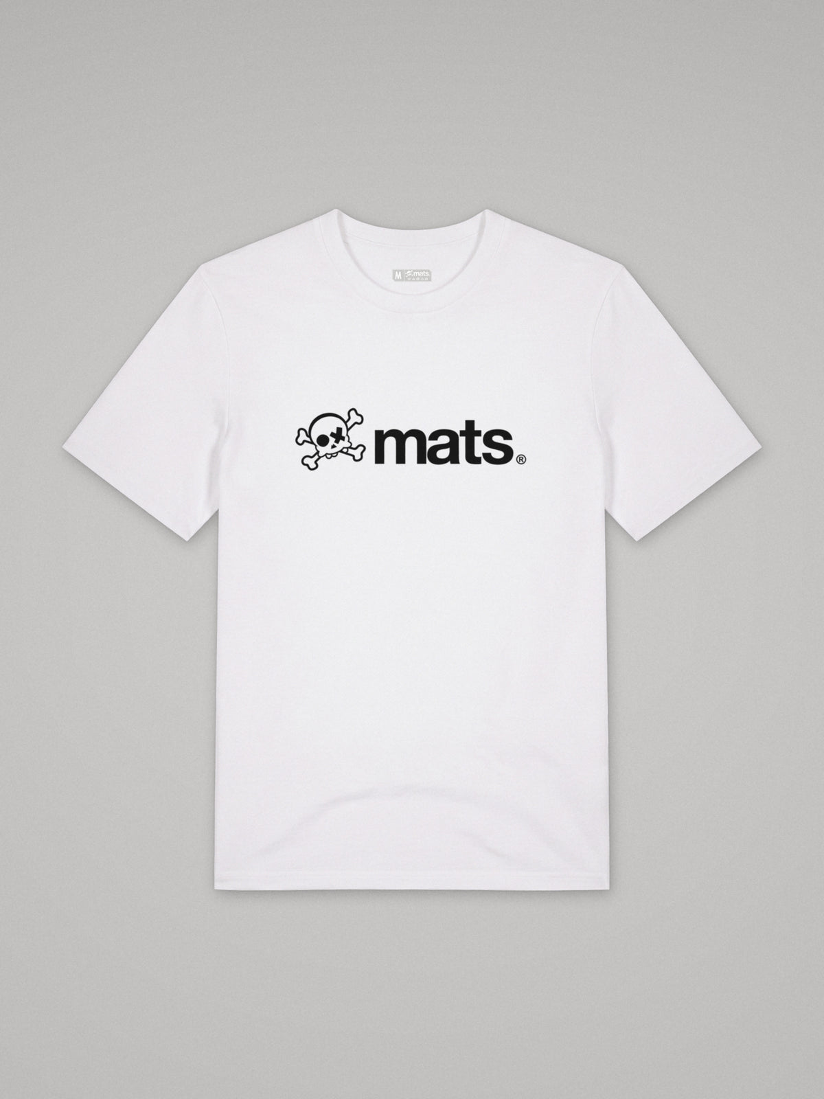 Mats Logo - Regular Fit · Blanco · plano · frente