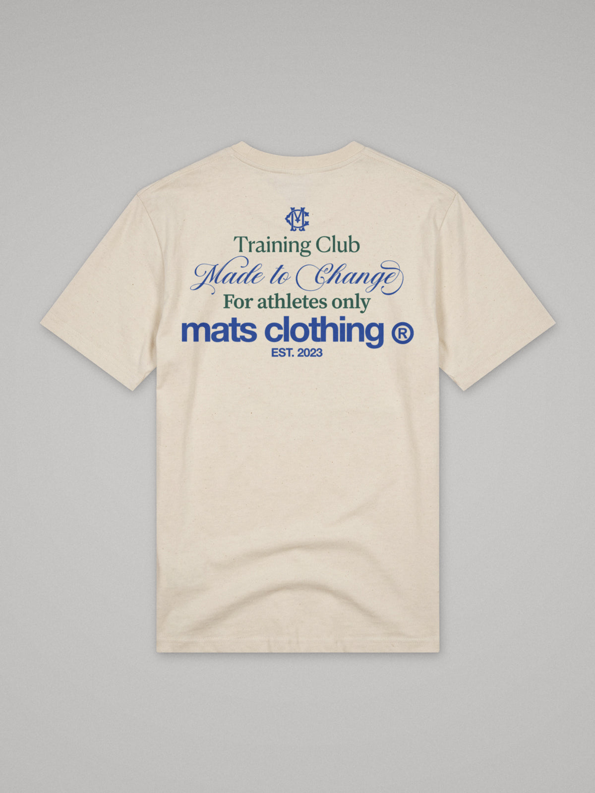 Mats Training Club - Regular Fit · Natural · plano · espalda