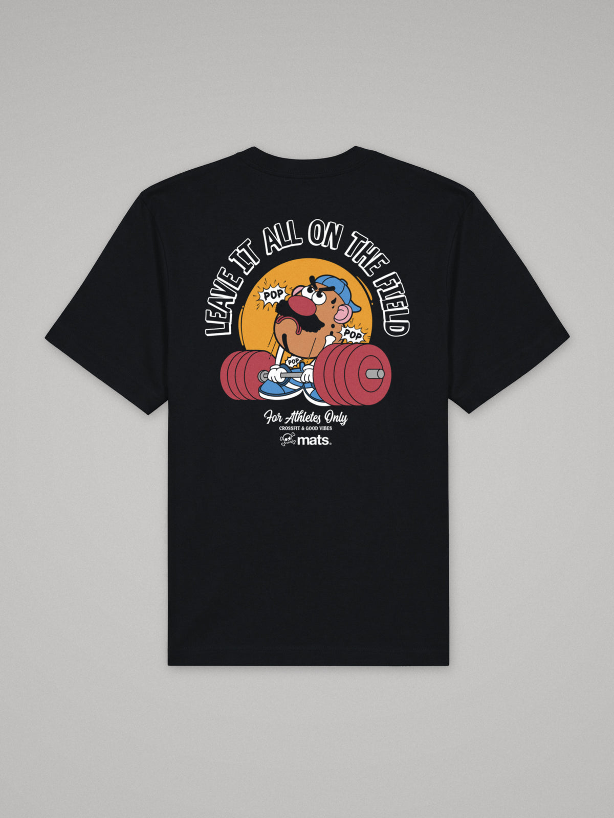 Mr Heavy - Leave It All On The Field - Oversize · Negro · plano · espalda