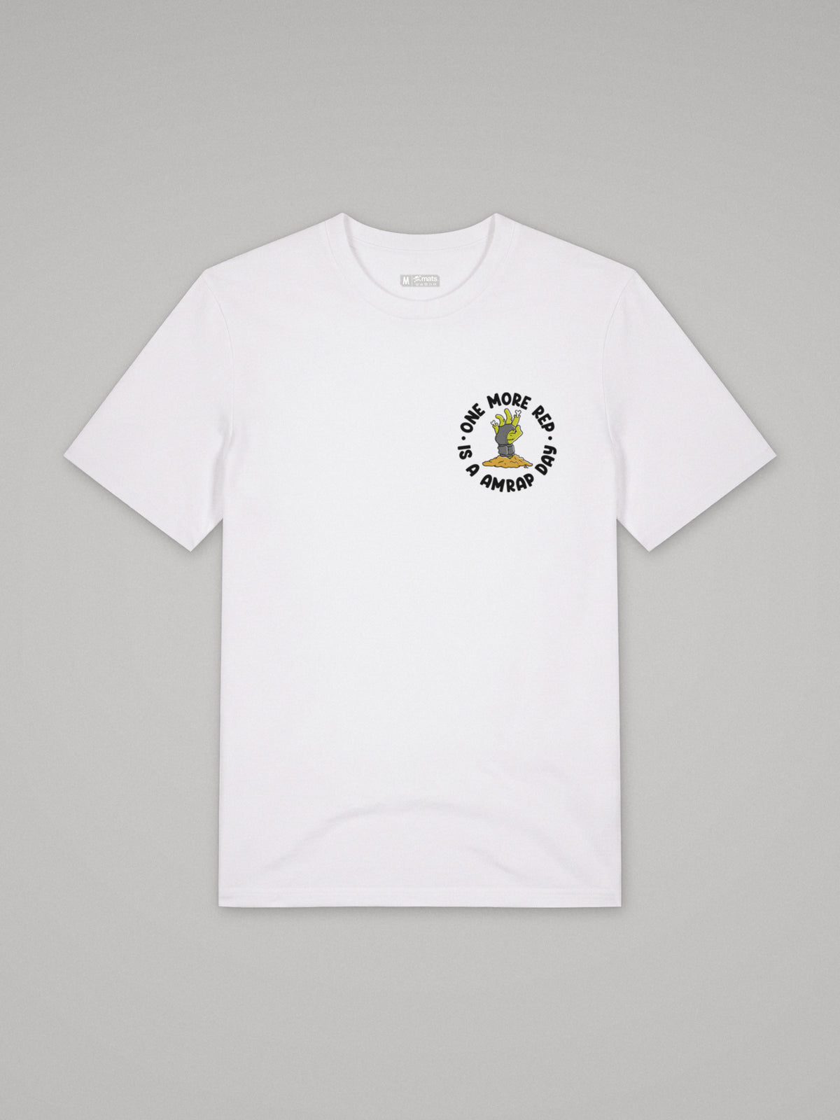 One More Rep - AMRAP Day - Regular Fit · Blanco · plano · frente