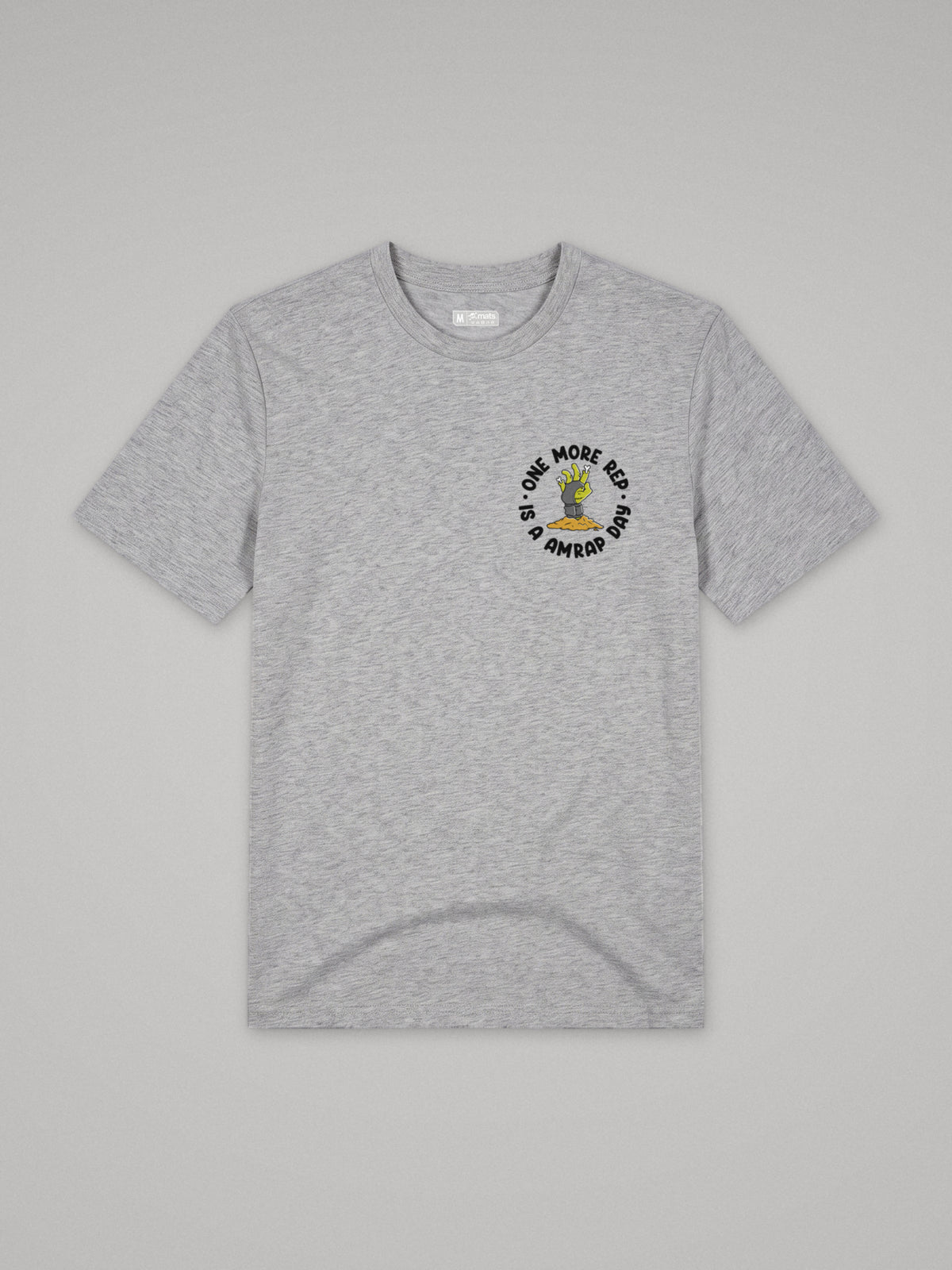 One More Rep - AMRAP Day - Regular Fit · Gris · plano · frente