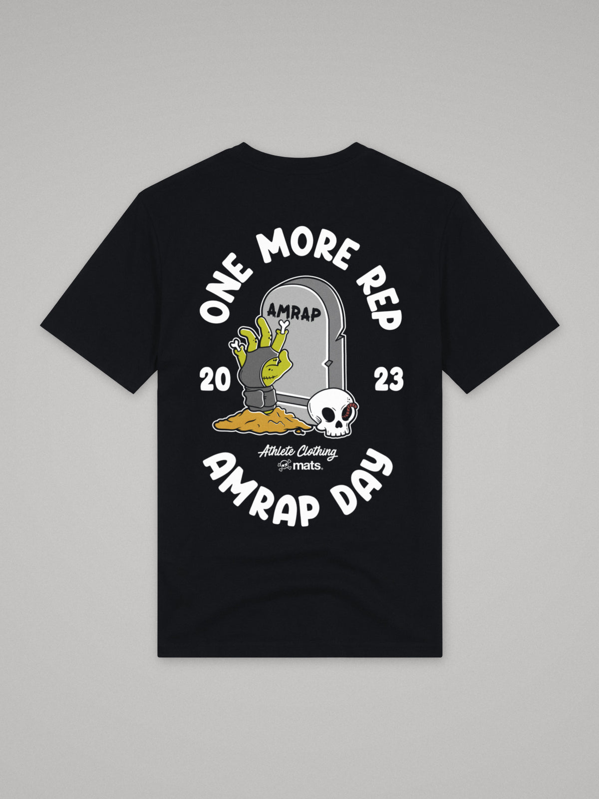 One More Rep - AMRAP Day - Regular Fit · Negro · plano · espalda