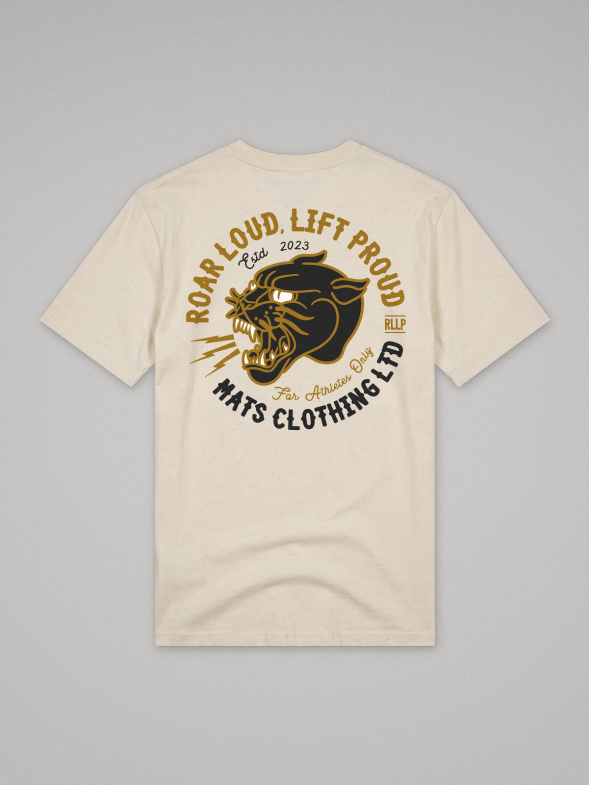 Roar Loud, Lift Proud - Regular Fit · Natural · plano · espalda