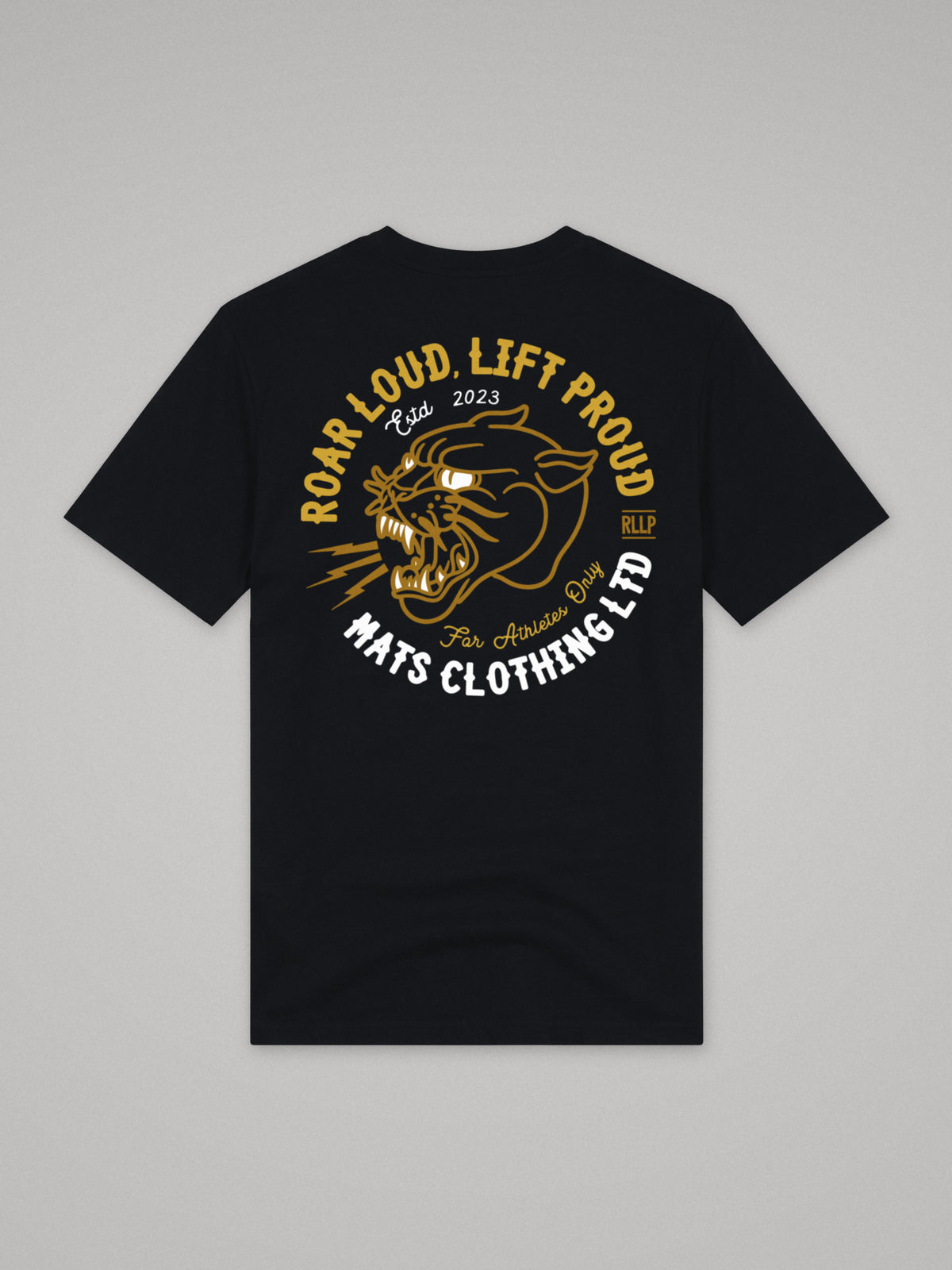 Roar Loud, Lift Proud - Regular Fit · Negro · plano · espalda