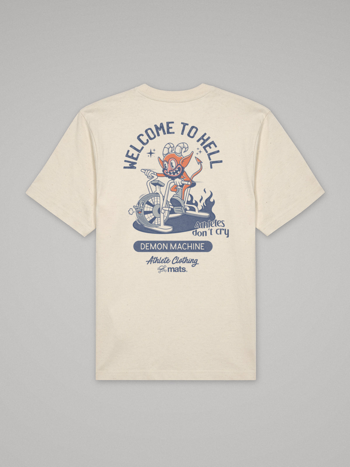 Wellcome To Hell - Oversize · Natural · plano · espalda