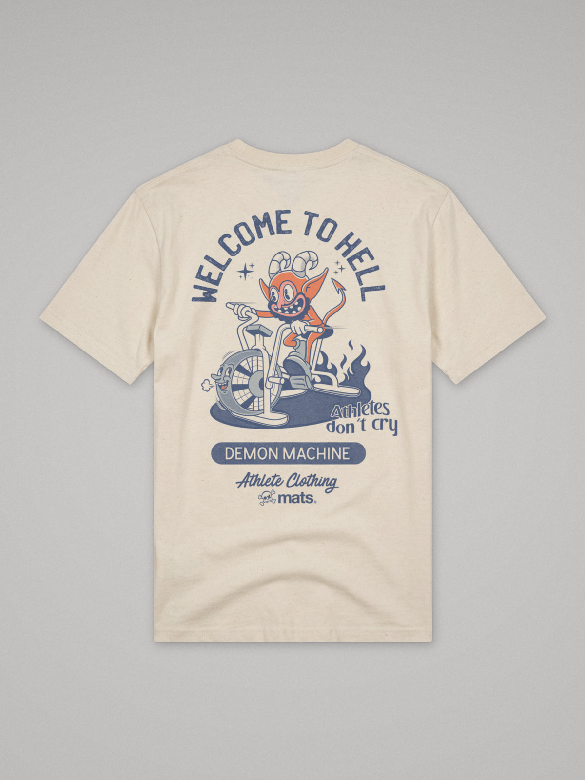 Wellcome To Hell - Regular Fit · Natural · plano · espalda